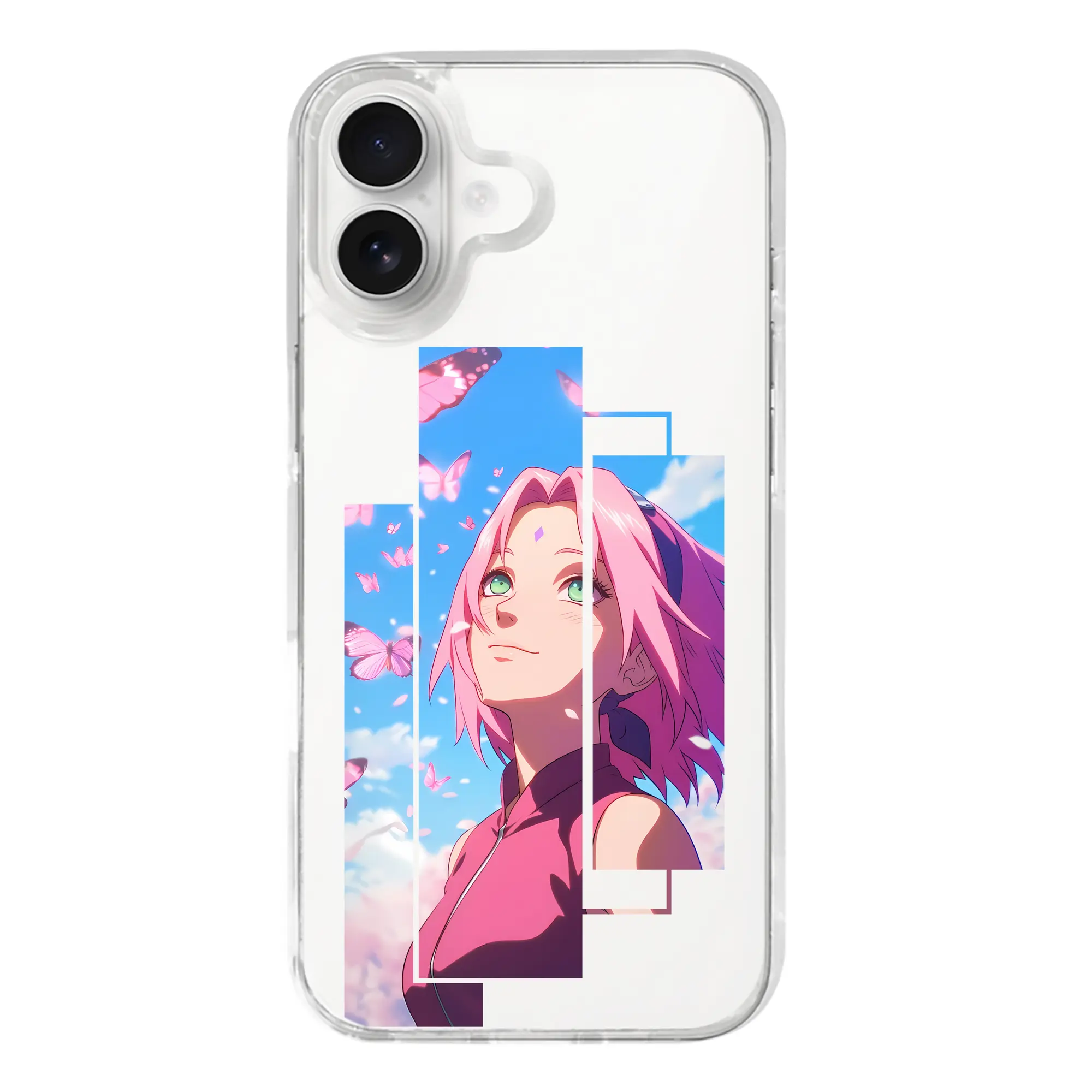 ナルト グッズ はるの さくら - iPhone 17シリーズ 透明スマホケース – 薄型・耐衝撃・精密フィット保護カバー